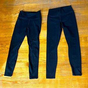 Powerhold by Fabletics High-Waisted Black Leggings GUC 4/6 Women’s